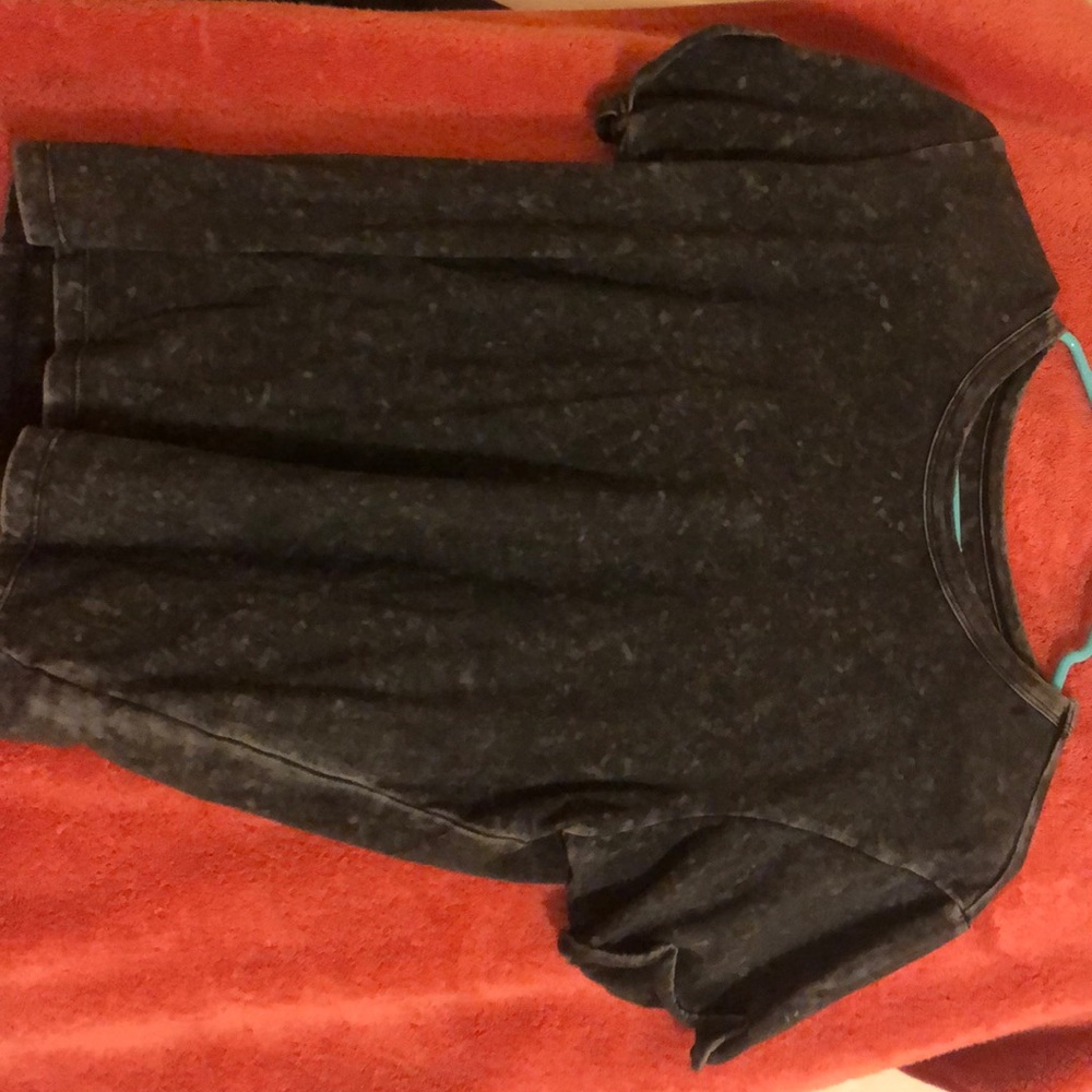 Black and grey top
